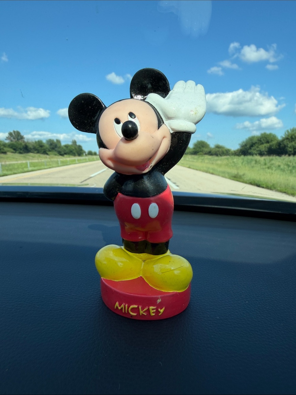 Disney Mickey Mouse squeak toy made in China